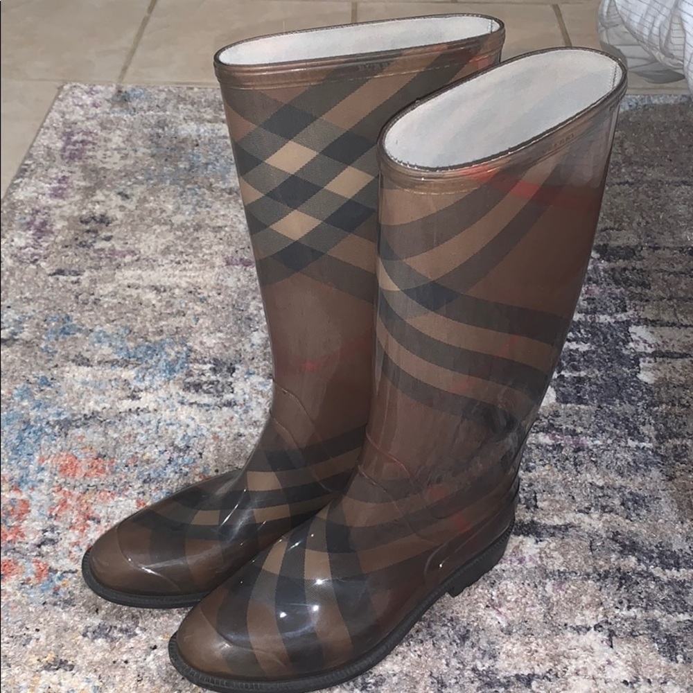 Burberry Check Rainboots